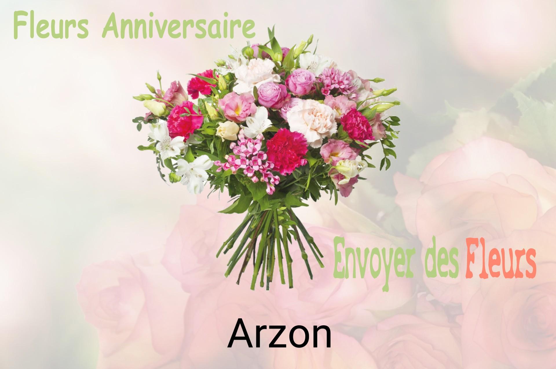 Bouquet de fleurs d’anniversaire livré à Arzon